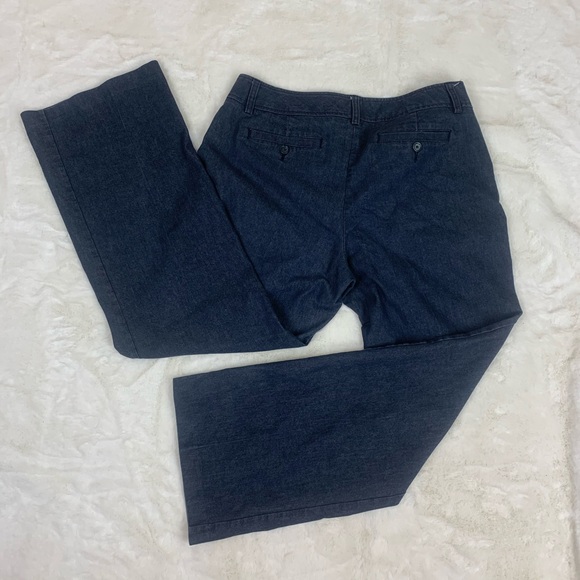 Bass vintage dark denim dress jeans straight leg size 14 - Picture 4 of 4